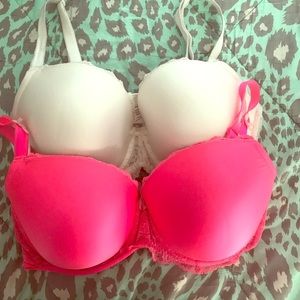 Two 36DDD Dream Angel Bras EUC